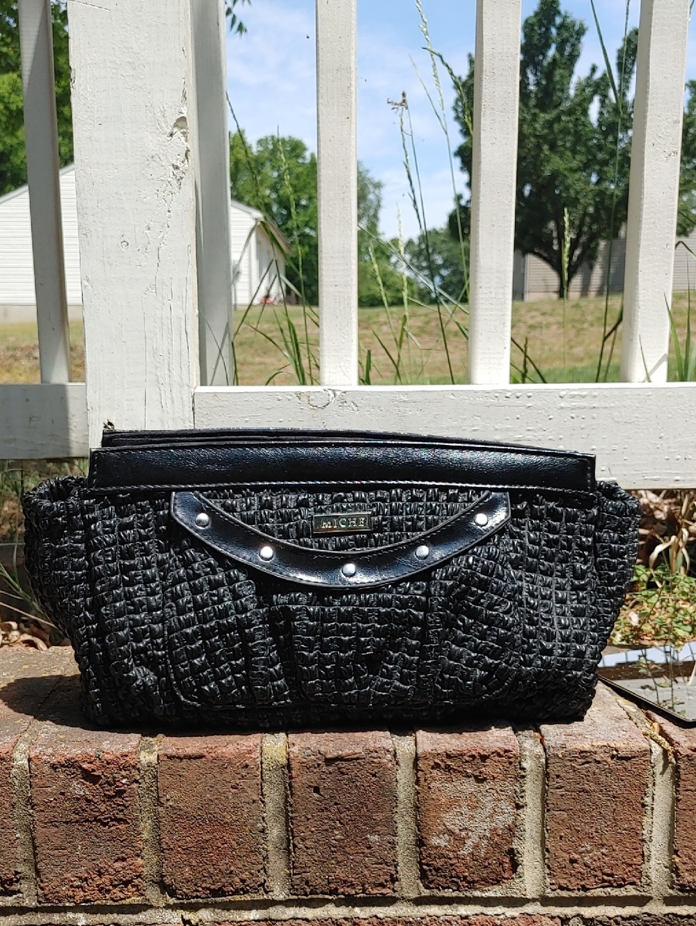 Miche Black Textured Demi Bag Cover